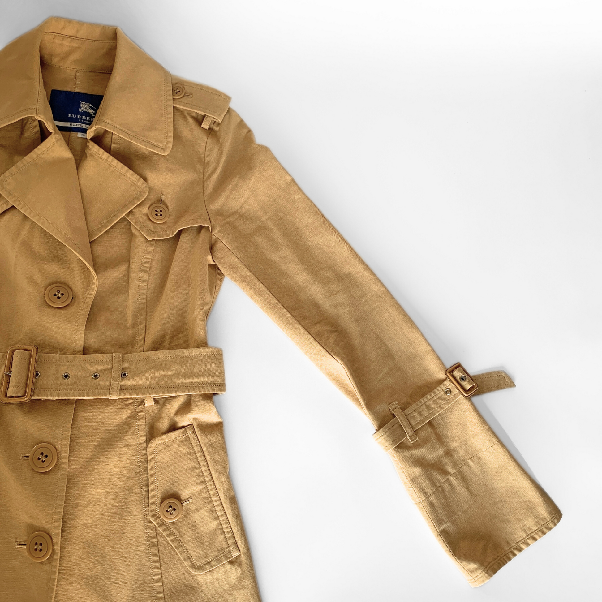 Burberry Burberry Trench Coat Cotton - Coats - Etoile Luxury Vintage