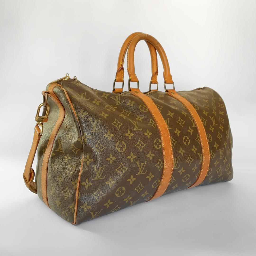 Louis Vuitton Keepall 45 Bandoulière Monogram Canvas