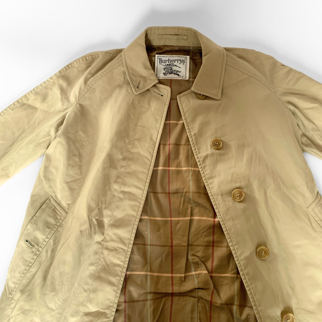 Burberry Burberry Trench Coat Cotton - Coats - Etoile Luxury Vintage