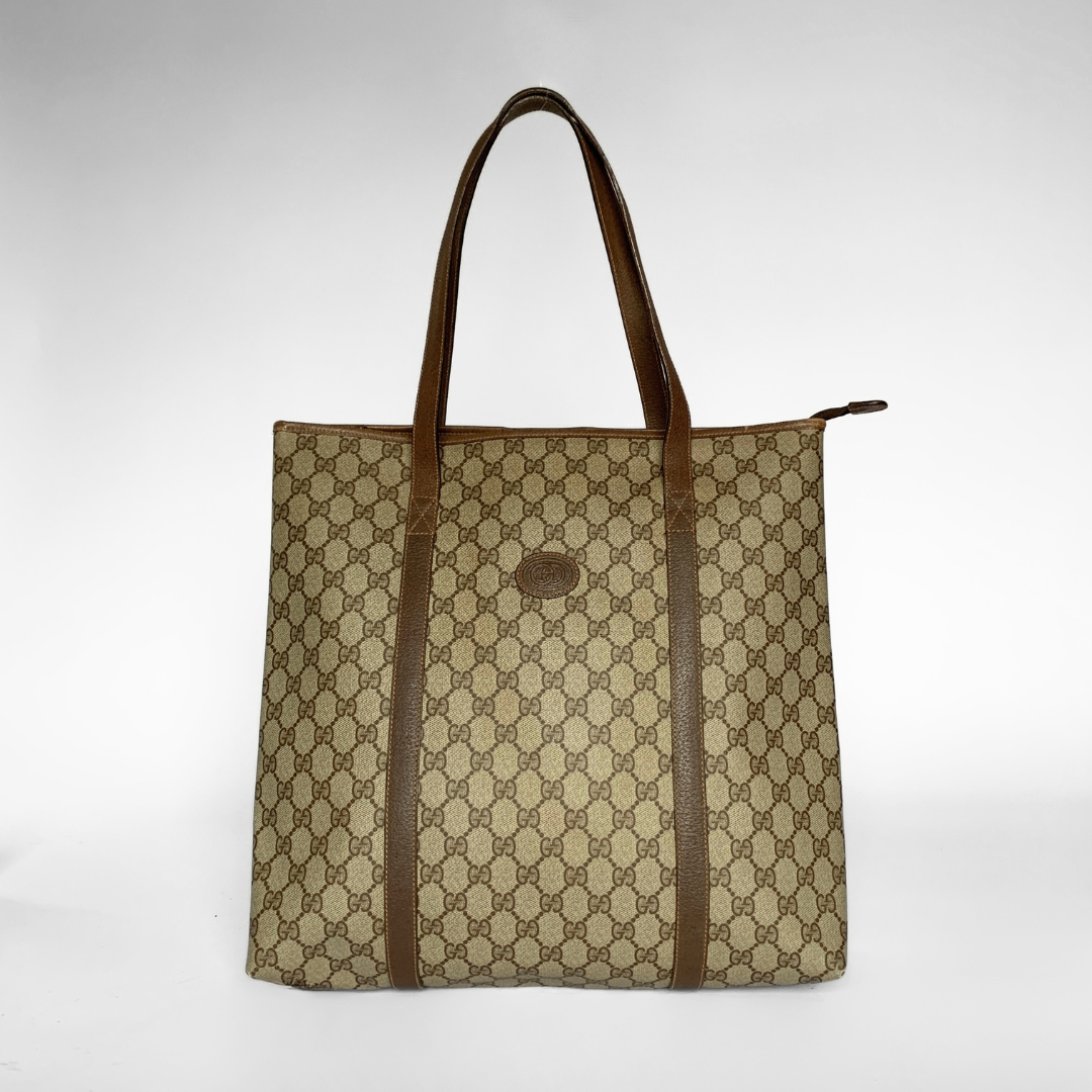 Gucci Gucci Tote Bag Monogram PVC - Shoulder Bags - Etoile Luxury Vintage