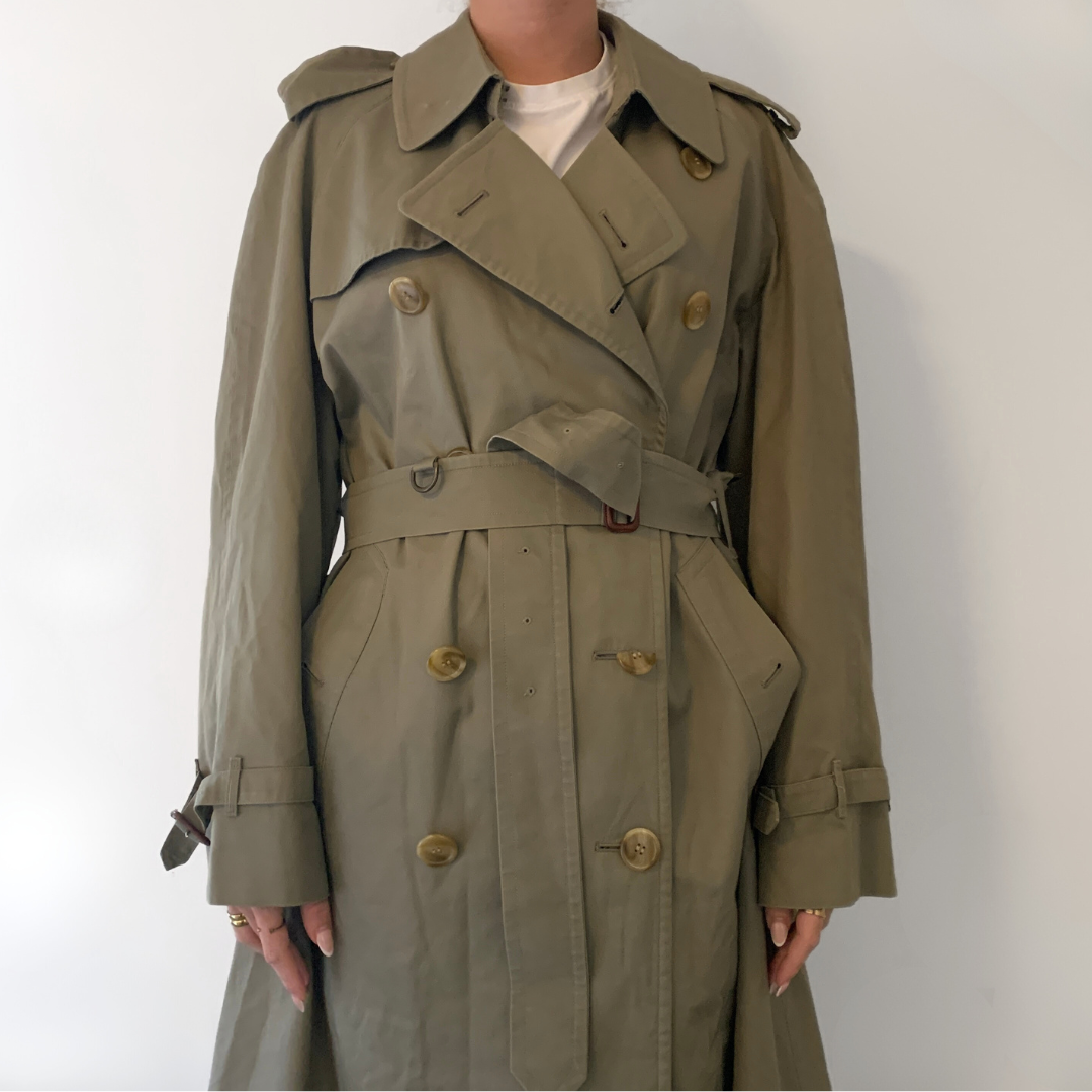 Burberry Burberry Trench Coat Cotton - Coats - Etoile Luxury Vintage