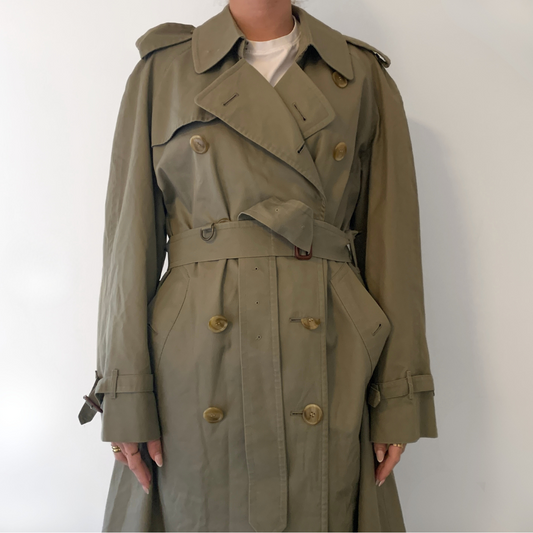 Burberry Burberry Trench Coat Cotton - Coats - Etoile Luxury Vintage