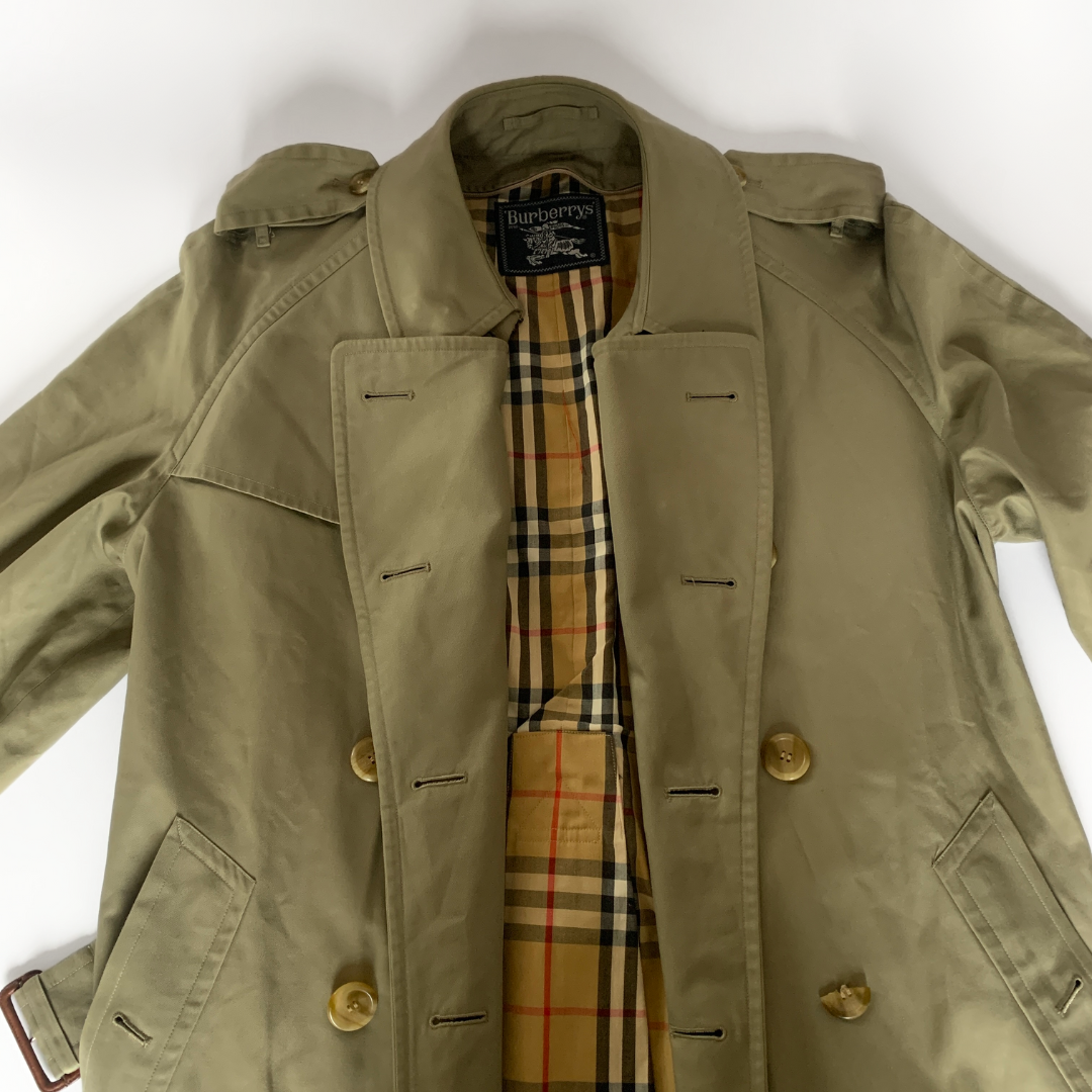 Burberry Burberry Trench Coat Cotton - Coats - Etoile Luxury Vintage