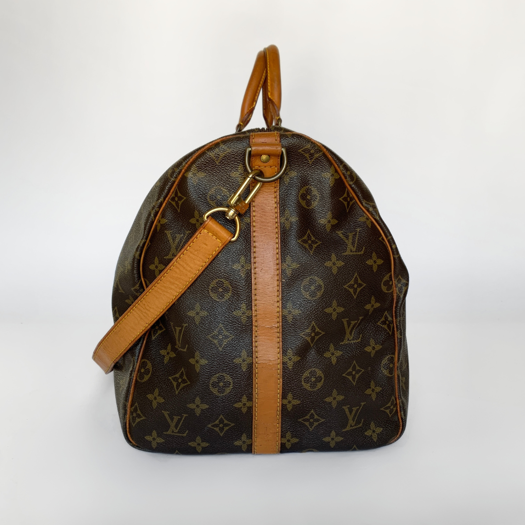 Louis Vuitton Louis Vuitton Keepall 55 Bandouli&egrave;re Monogram Canvas - Handbags - Etoile Luxury Vintage