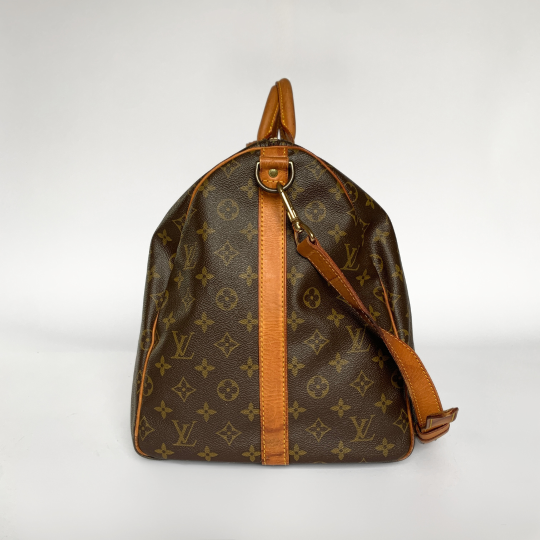 Louis Vuitton Louis Vuitton Keepall 55 Bandouli&egrave;re Monogram Canvas - Handbags - Etoile Luxury Vintage