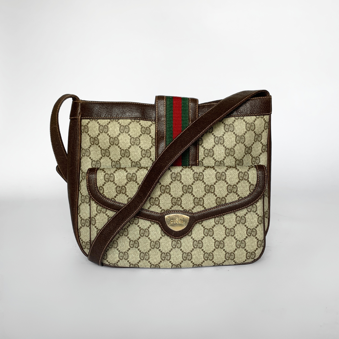 Gucci Gucci Shopper 2 Way Monogram Canvas - Crossbody bags - Etoile Luxury Vintage