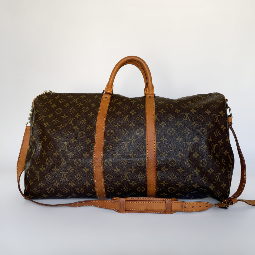 Louis Vuitton Louis Vuitton Keepall 55 Bandouli&egrave;re Monogram Canvas - Handbags - Etoile Luxury Vintage