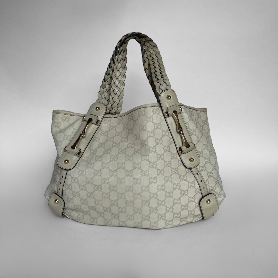 Gucci Gucci Shopper 2 Way Su&egrave;de Leather - Shoulder bags - Etoile Luxury Vintage