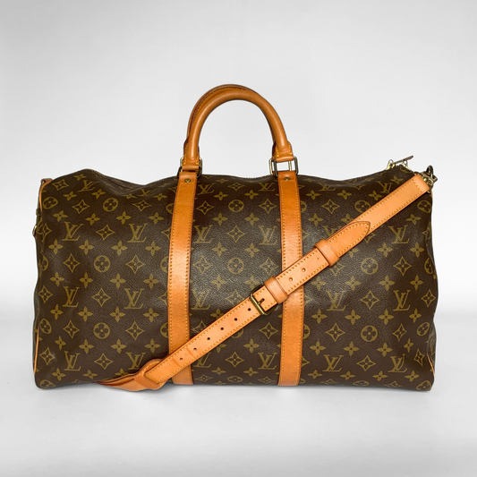 Louis Vuitton Louis Vuitton Keepall 50 Bandouli&egrave;re Monogram Canvas - Handbags - Etoile Luxury Vintage