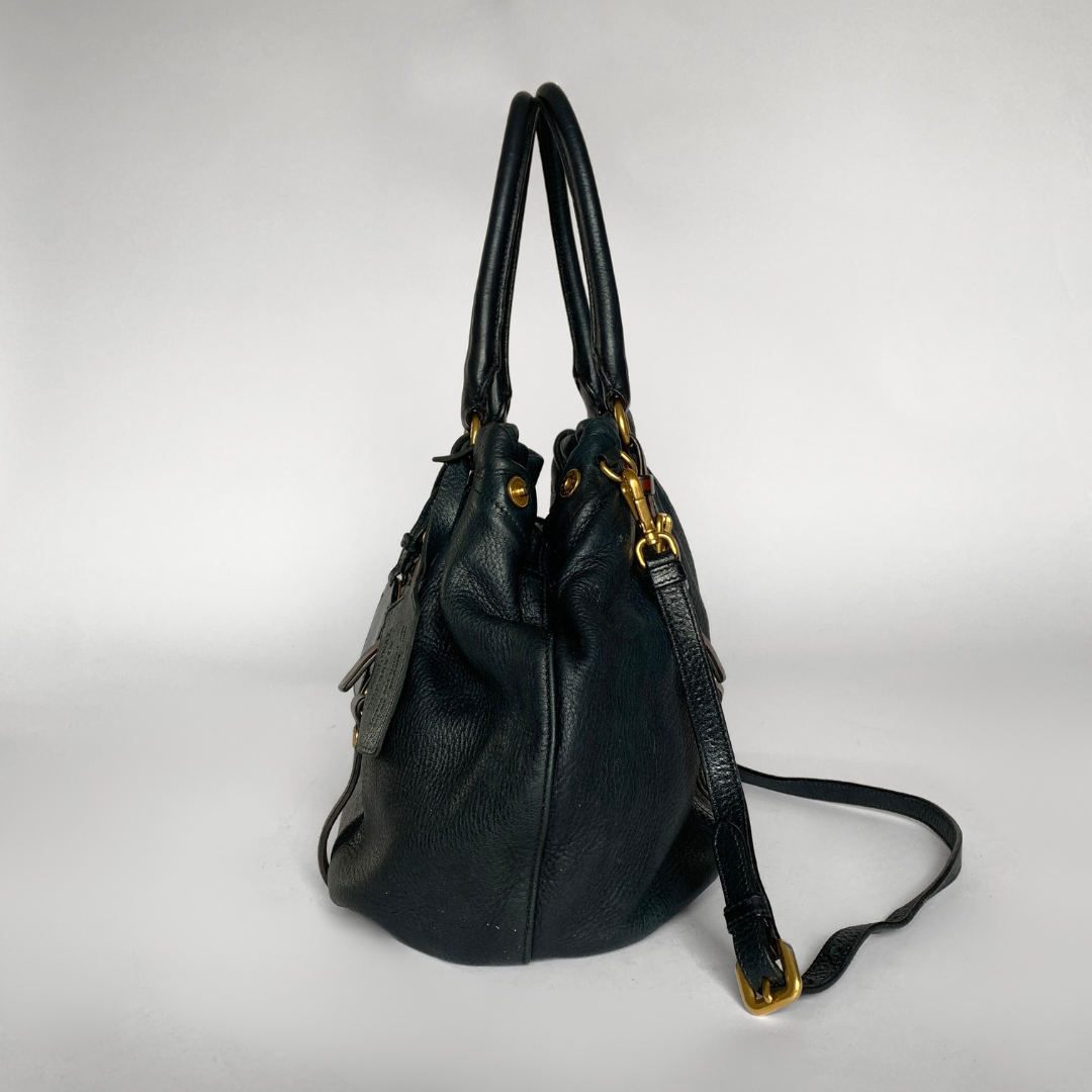 Prada Prada Shopper Bag Leather - Shoulder Bags - Etoile Luxury Vintage