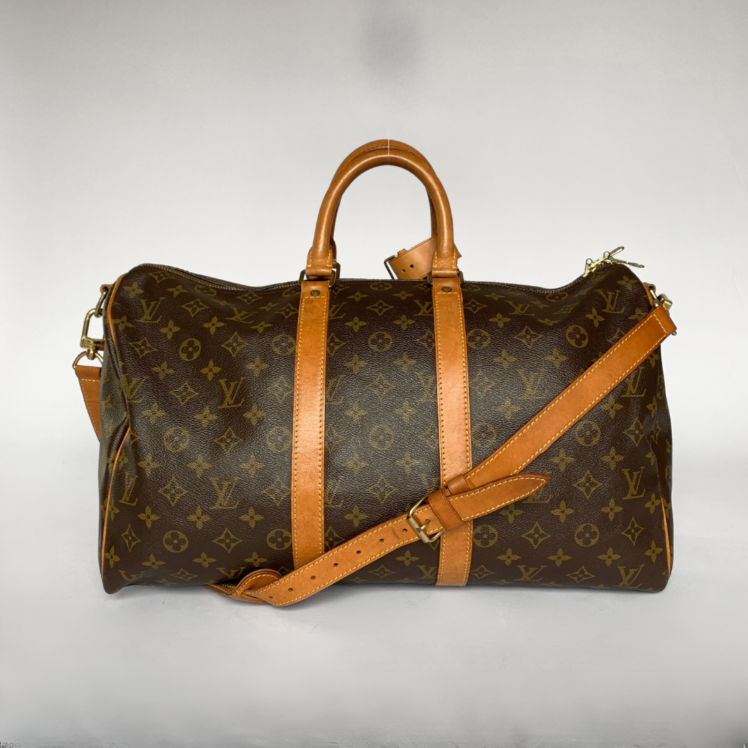 Louis Vuitton Louis Vuitton Keepall 45 Bandouli&egrave;re Monogram Canvas - Travel bags - Etoile Luxury Vintage