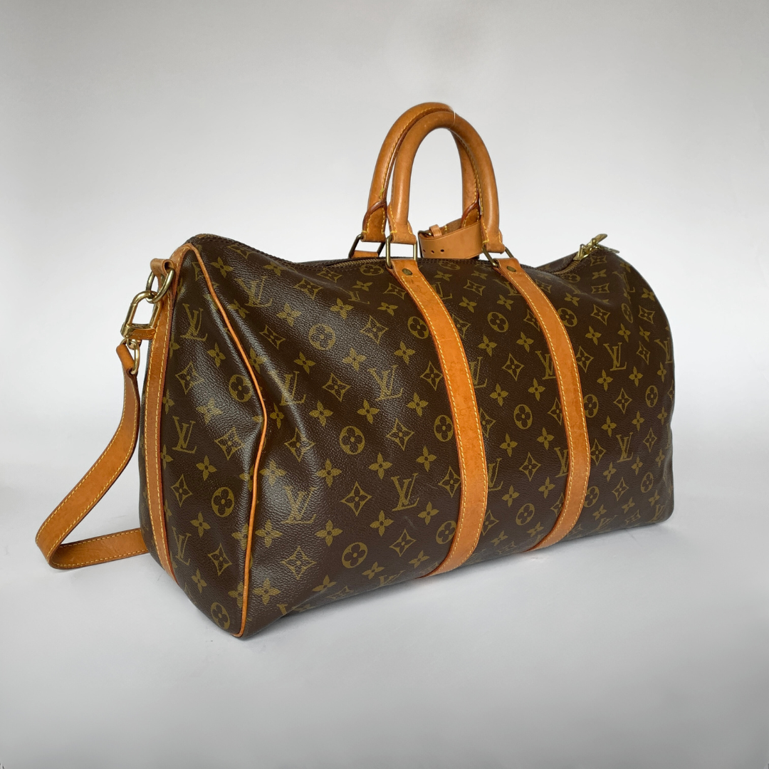 Louis Vuitton Louis Vuitton Keepall 45 Bandouli&egrave;re Monogram Canvas - Travel bags - Etoile Luxury Vintage