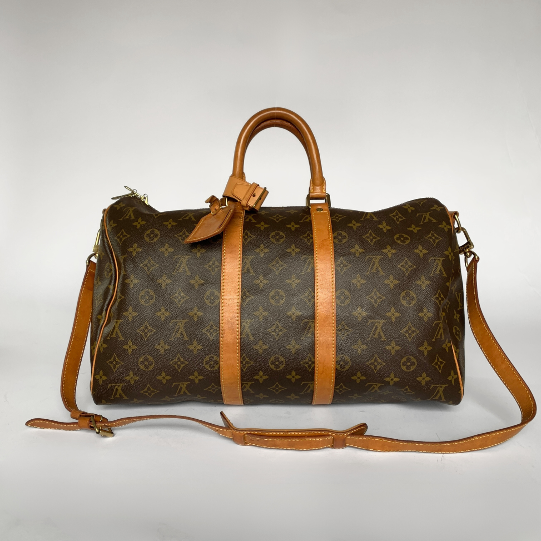 Louis Vuitton Louis Vuitton Keepall 45 Bandouli&egrave;re Monogram Canvas - Travel bags - Etoile Luxury Vintage