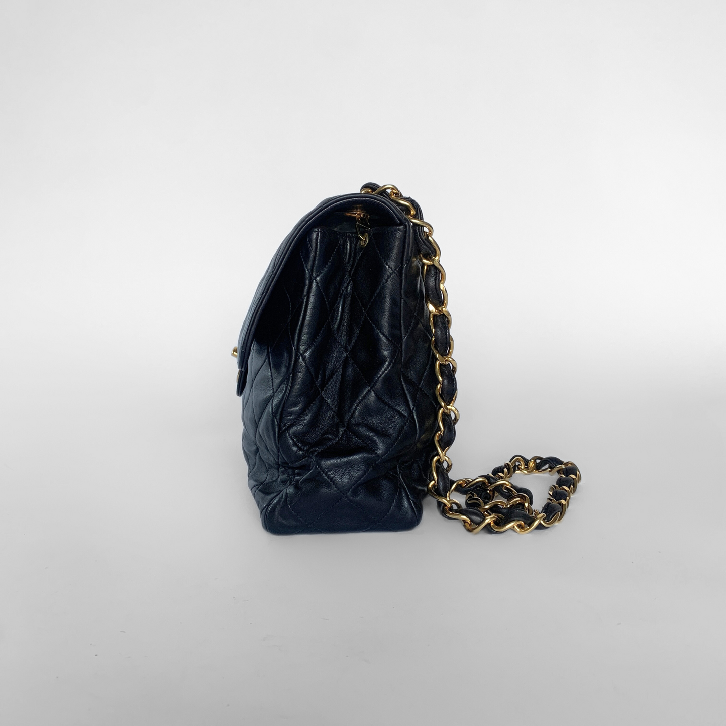 Chanel Classic Flap Bag Maxi Lambskin Leather