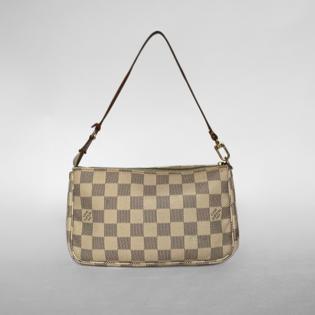 Louis Vuitton Louis Vuitton Pochette Accessoires Damier Azur Canvas - Handbags - Etoile Luxury Vintage