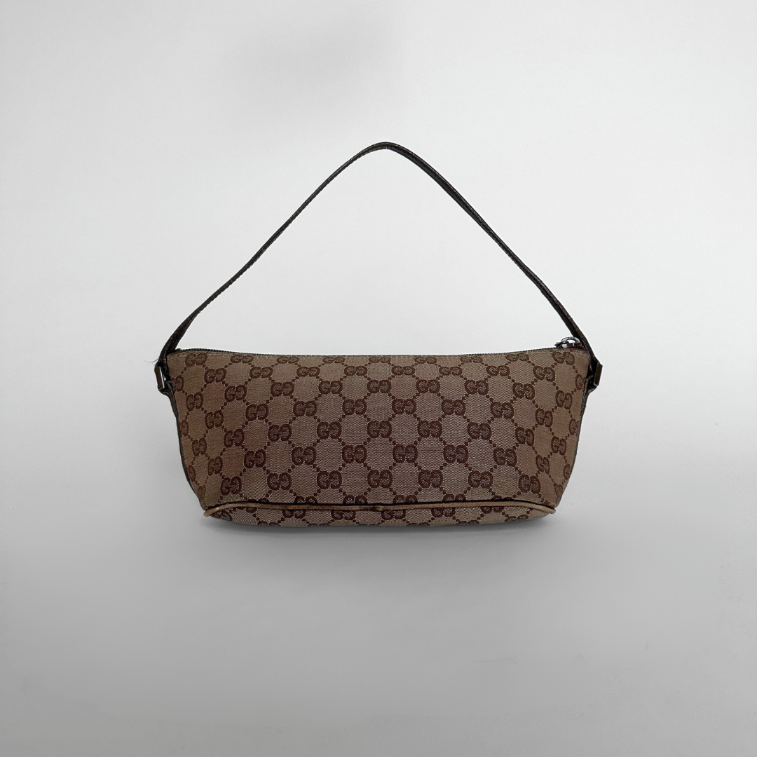 Gucci Gucci Boat Pochette Monogram Canvas - Handbags - Etoile Luxury Vintage