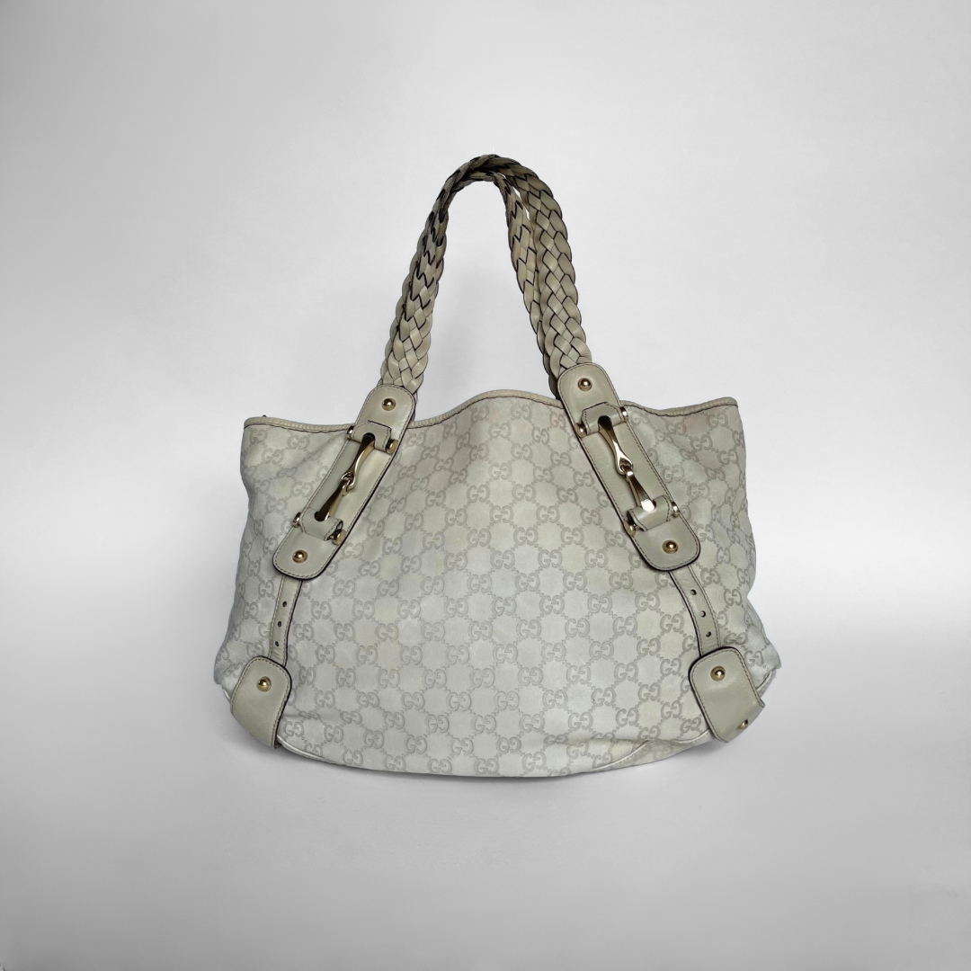 Gucci Gucci Shopper 2 Way Su&egrave;de Leather - Shoulder bags - Etoile Luxury Vintage