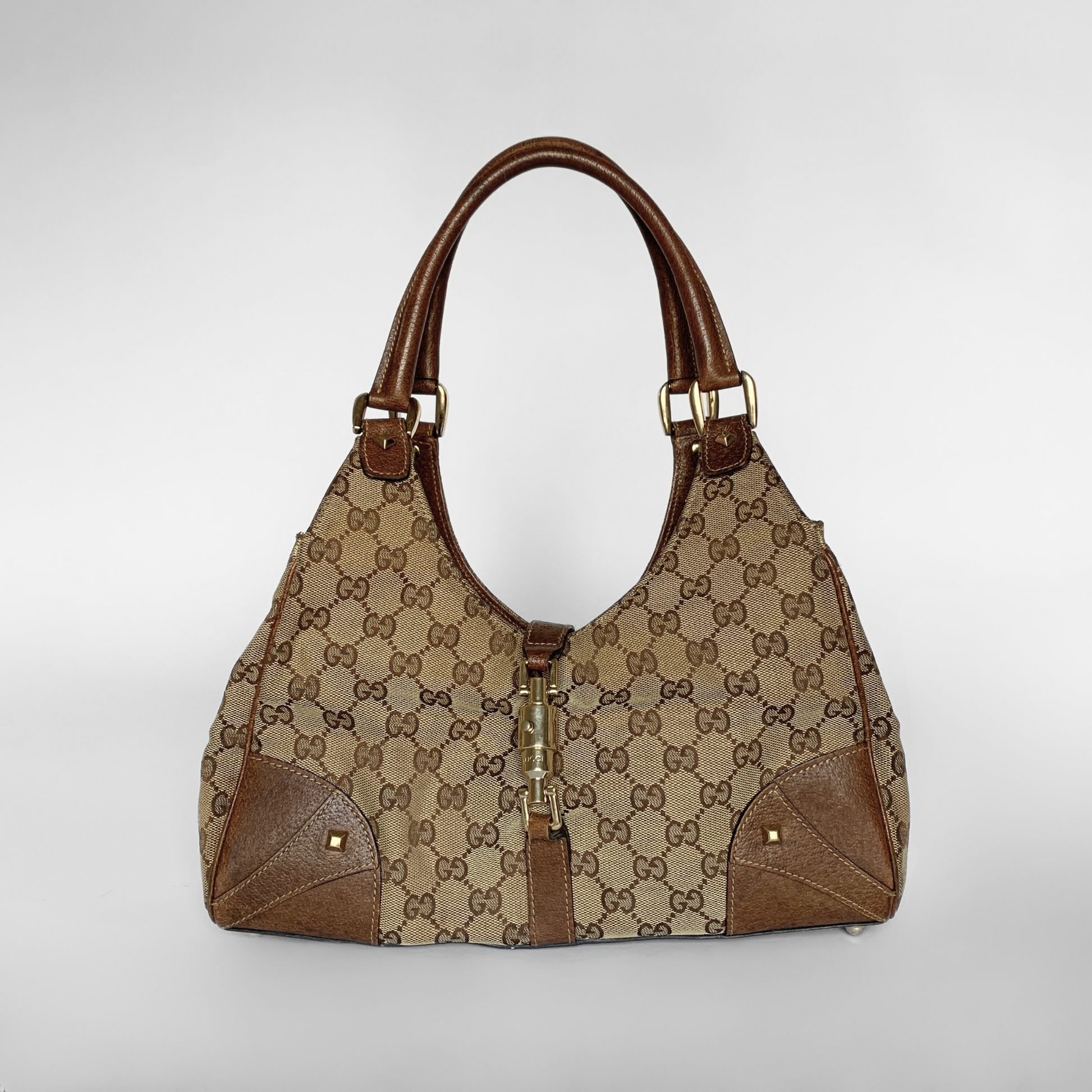 Gucci Gucci Jackie Monogram Canvas - Handbags - Etoile Luxury Vintage