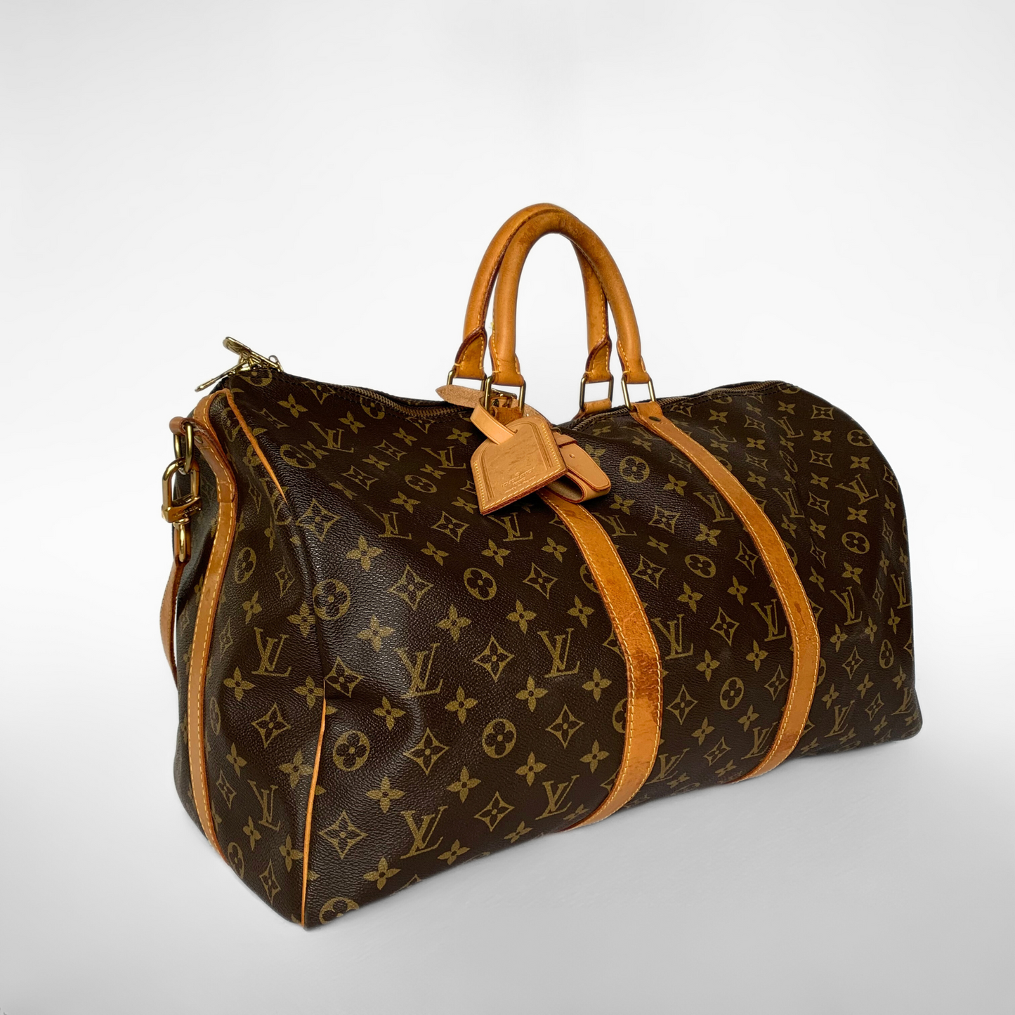 Louis Vuitton Louis Vuitton Keepall 50 Bandouli&egrave;re Monogram Canvas - Travel bags - Etoile Luxury Vintage