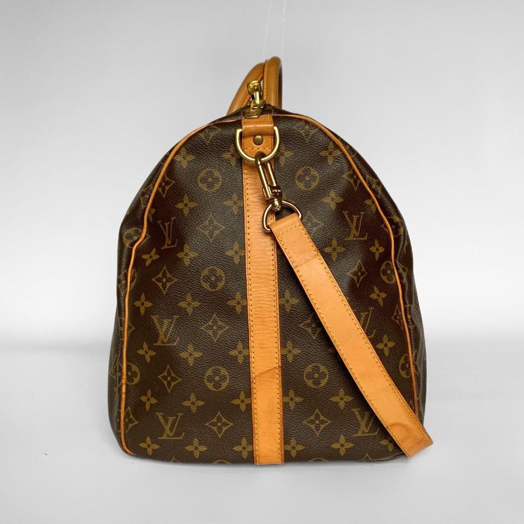 Louis Vuitton Louis Vuitton Keepall 55 Bandouli&egrave;re Monogram Canvas - Travel bags - Etoile Luxury Vintage