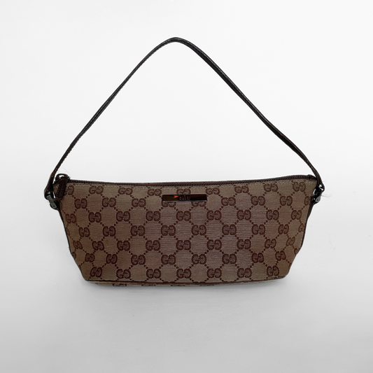 Gucci Gucci Boat Pochette Monogram Canvas - Handbags - Etoile Luxury Vintage