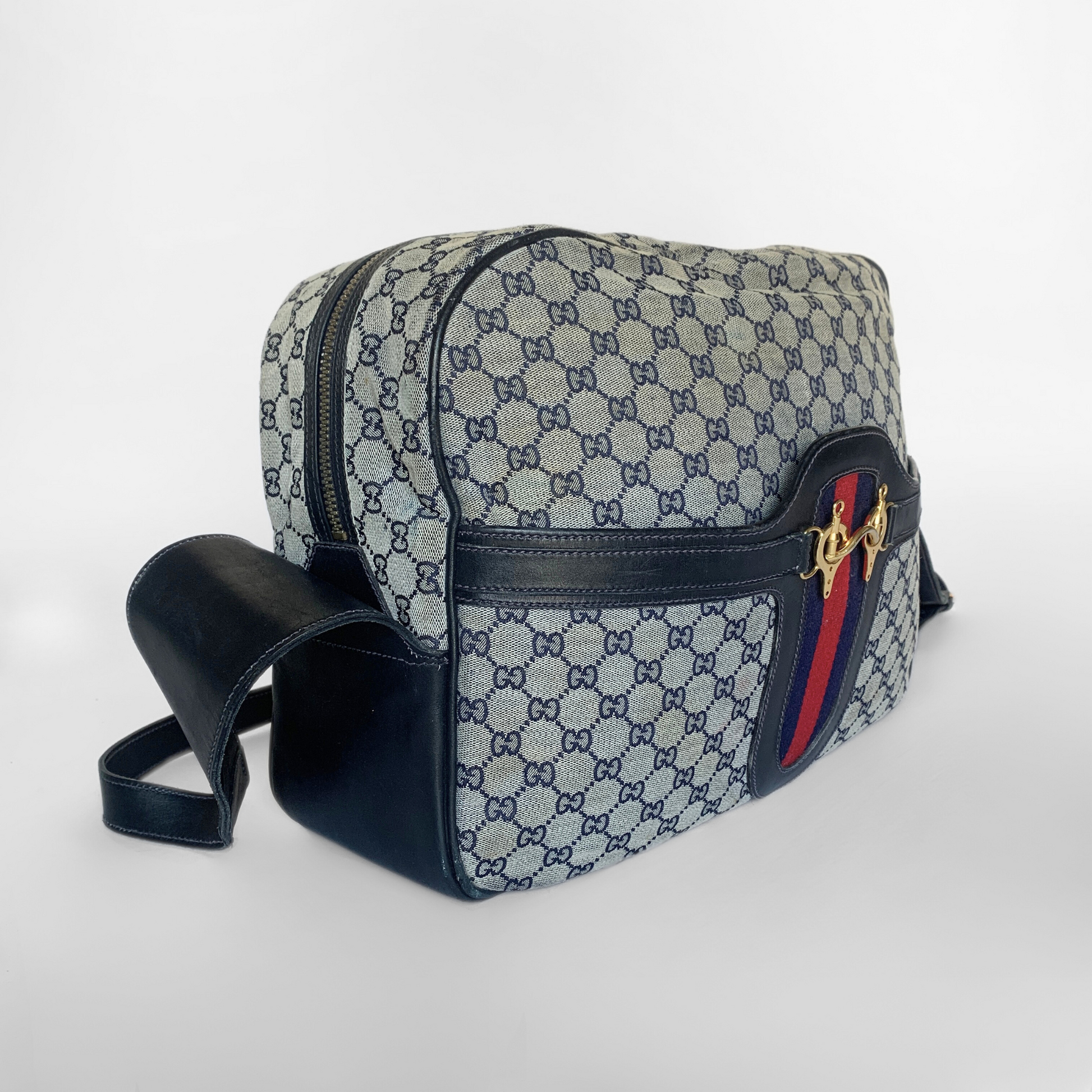 Gucci Gucci Travel Shoulder Bag Monogram Canvas - Crossbody bags - Etoile Luxury Vintage