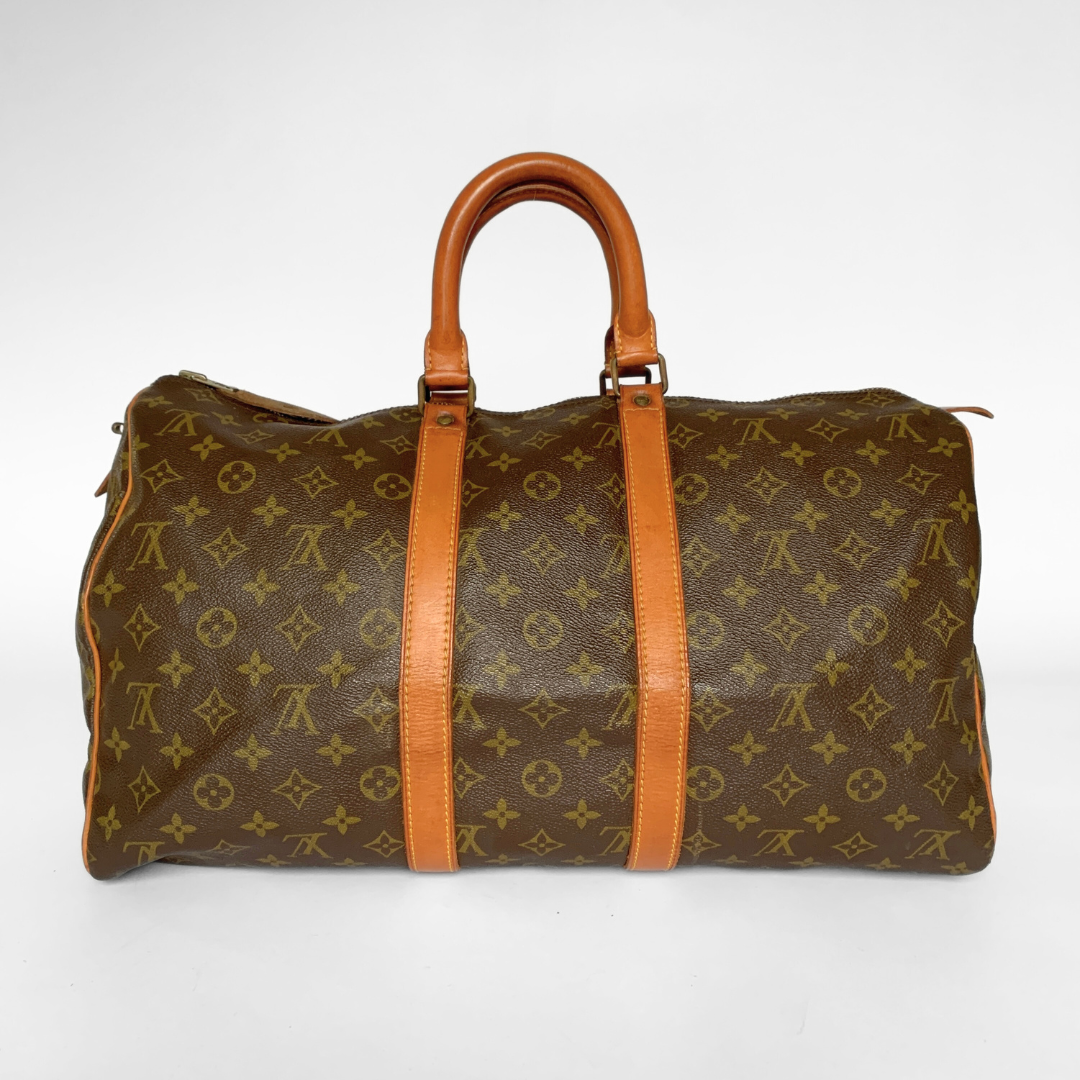 Louis Vuitton Louis Vuitton Keepall 45 Bandouli&egrave;re Monogram Canvas - Handbags - Etoile Luxury Vintage