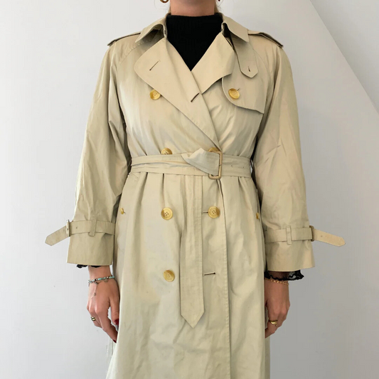 Burberry Burberry Trench Coat Cotton - Coats - Etoile Luxury Vintage