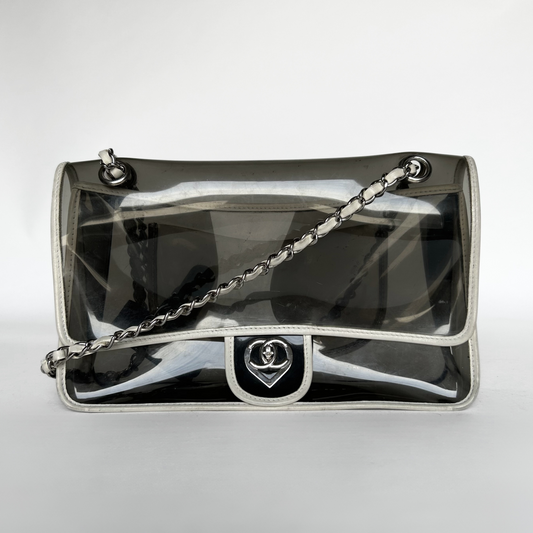 Chanel Chanel Heart CC Flap Bag Vinyl &amp; Lambskin Leather (Limited Edition) - Shoulder bags - Etoile Luxury Vintage