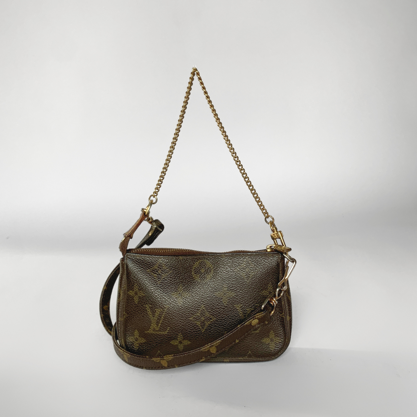 Louis Vuitton Louis Vuitton Mini Pochette Strap Monogram Canvas - Shoulder bag - Etoile Luxury Vintage