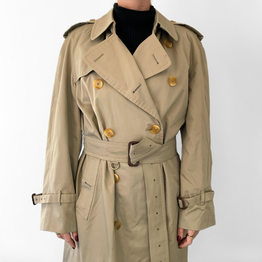 Burberry Burberry Trench Coat Cotton - Coats - Etoile Luxury Vintage